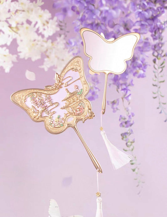 Butterfly Palace Handheld Mirror