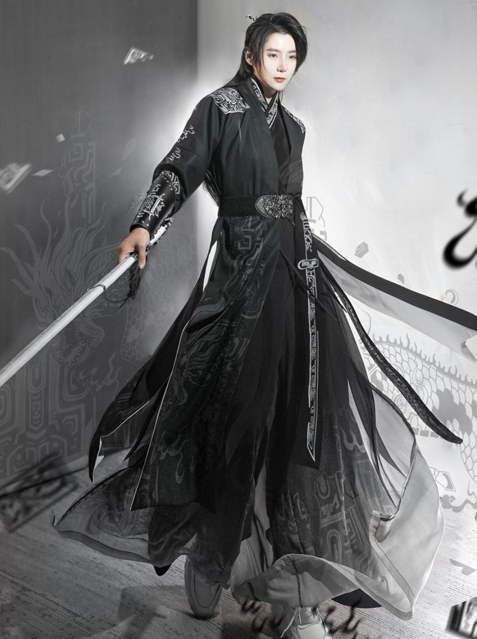 New Chinese Style Swordsman Hanfu Outfit - Zlota (Preorder)