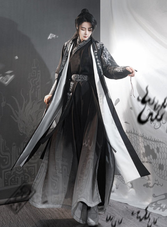 New Chinese Style Swordsman Hanfu Outfit - Zlota (Preorder)