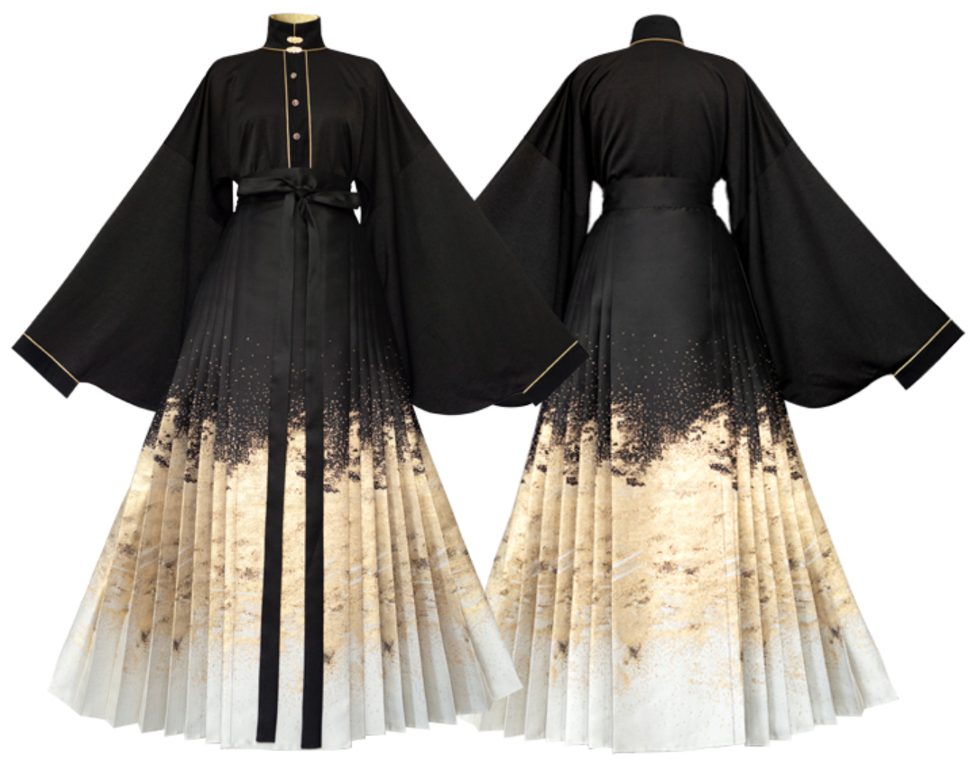 Ming Dynasty Modern Hanfu, Mamianqun, Extravagant (Preorder)