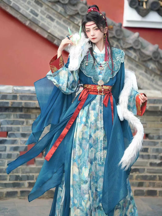 Wei Jin Xianxia Costume - Azure Dragon 游龙赋 (Preorder)