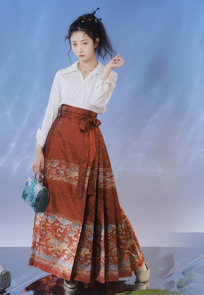 Ming Dynasty Modern Hanfu, Mamianqun, Xenith
