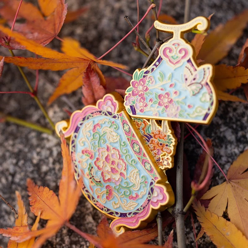 Golden Python Fridge Magnet