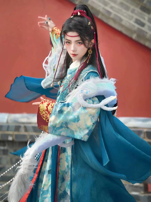 Wei Jin Xianxia Costume - Azure Dragon 游龙赋 (Preorder)