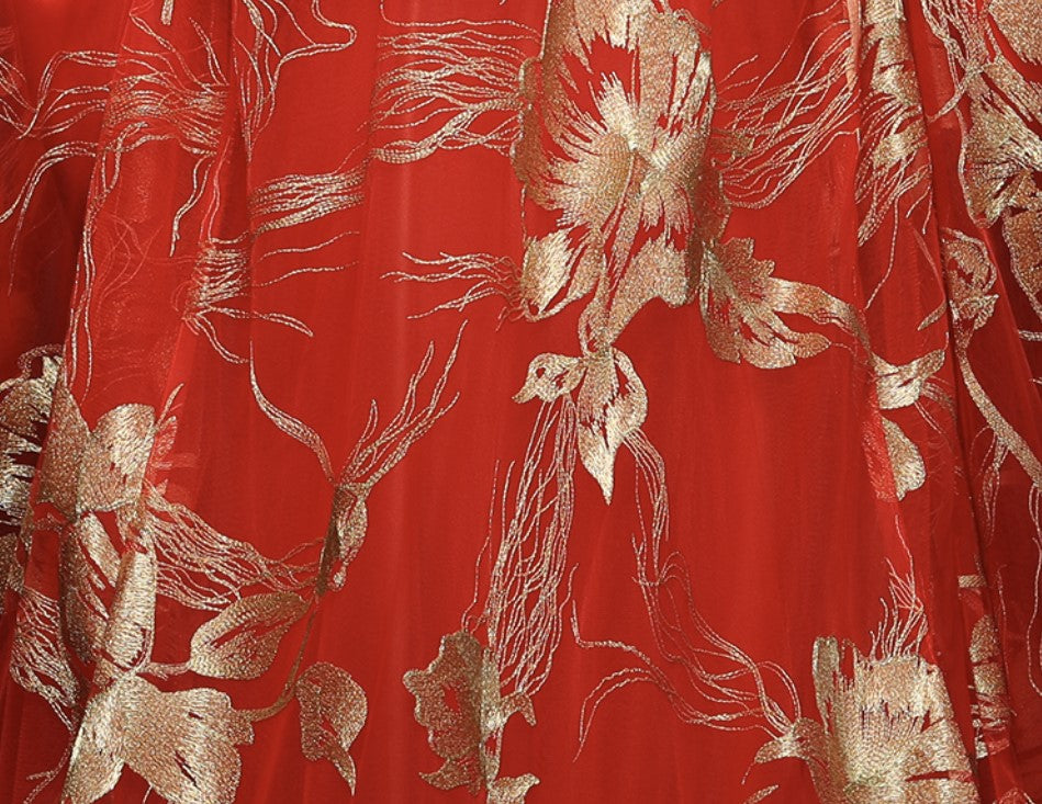 The Modern Tang Dynasty Chinese Wedding Gown, Glory