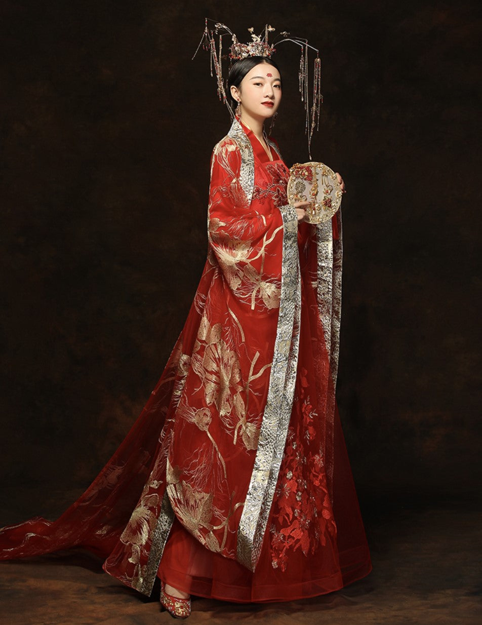 The Modern Tang Dynasty Chinese Wedding Gown, Glory