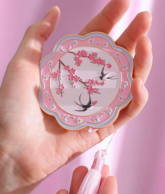 Birds and Flowers Pocket Mirror
