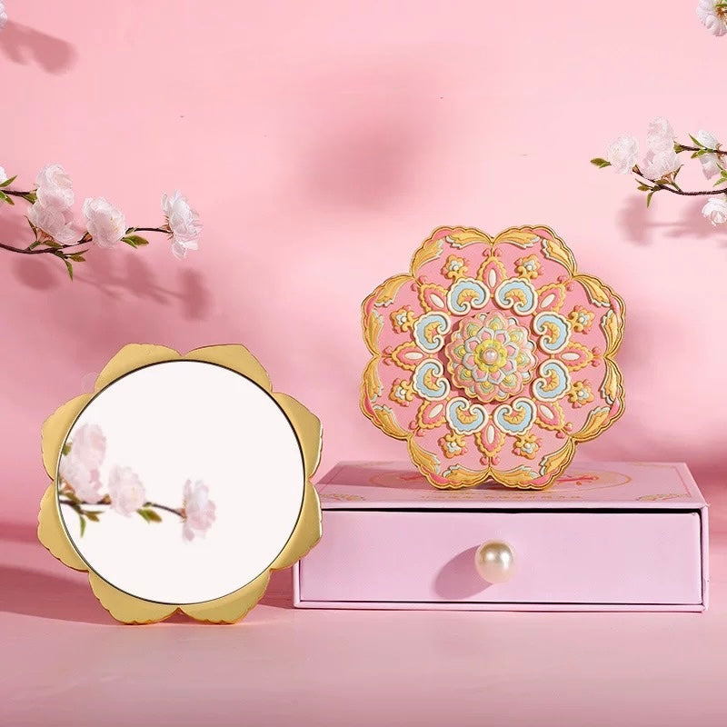 Dancing Blossoms Pocket Mirror