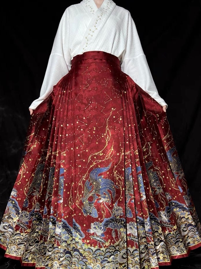 Ming Dynasty Modern Hanfu, Mamianqun, Constellation (Preorder)