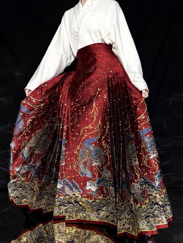 Ming Dynasty Modern Hanfu, Mamianqun, Constellation (Preorder)