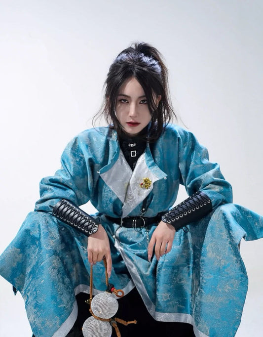 Tang Dynasty Style Modern Reversible Coat - Heroic 侠君 (Preorder)