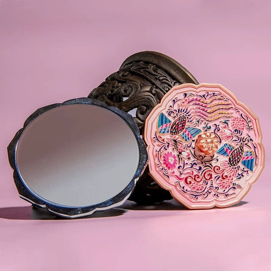 Twin Phoenix Pocket Mirror