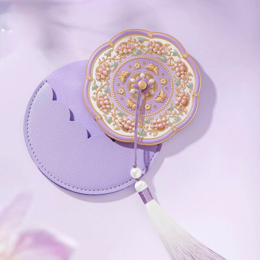 Lavender Glow Pocket Mirror