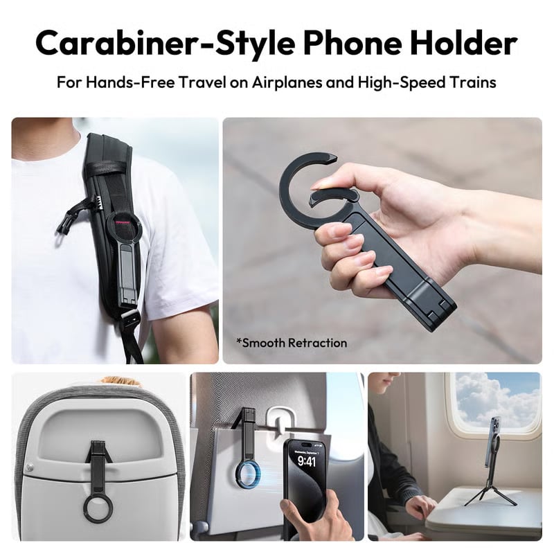 đ„HOT SALEđ„Magnetic Phone Tripod for iPhone, Portable Phone Holder Mini Tripod