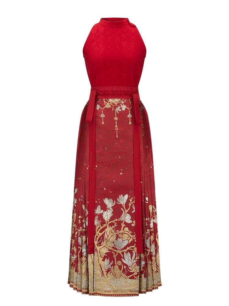 Ming Dynasty Modern Hanfu, Mamianqun, Thrilling Banquet 惊鸿宴