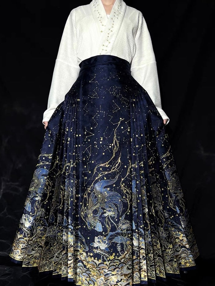 Ming Dynasty Modern Hanfu, Mamianqun, Constellation (Preorder)
