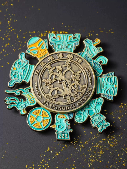 Chinese Historical Relics Decor Magnet