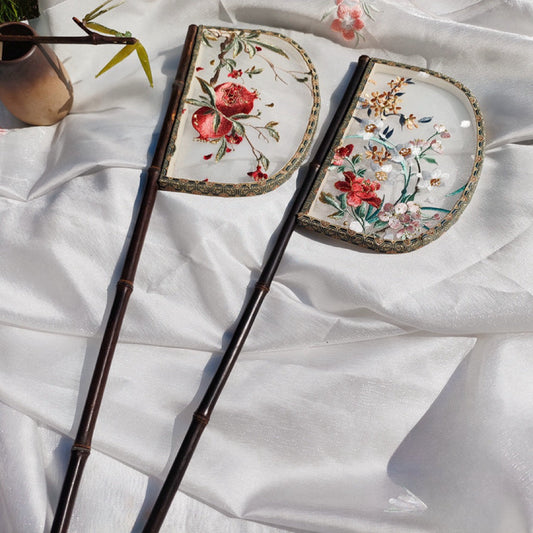 Blooms Warring States Hand Fan