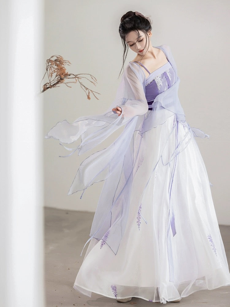 Modern Hanfu: Wisteria Dreams 紫藤花序 (Preorder)