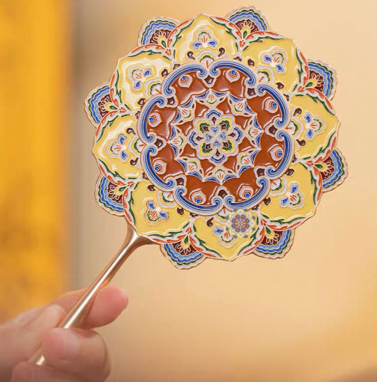 Sunburst Handheld Mirror