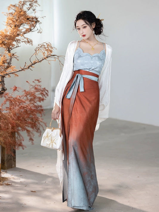 Song Dynasty x Modern Hanfu: Underglaze Red 釉里红