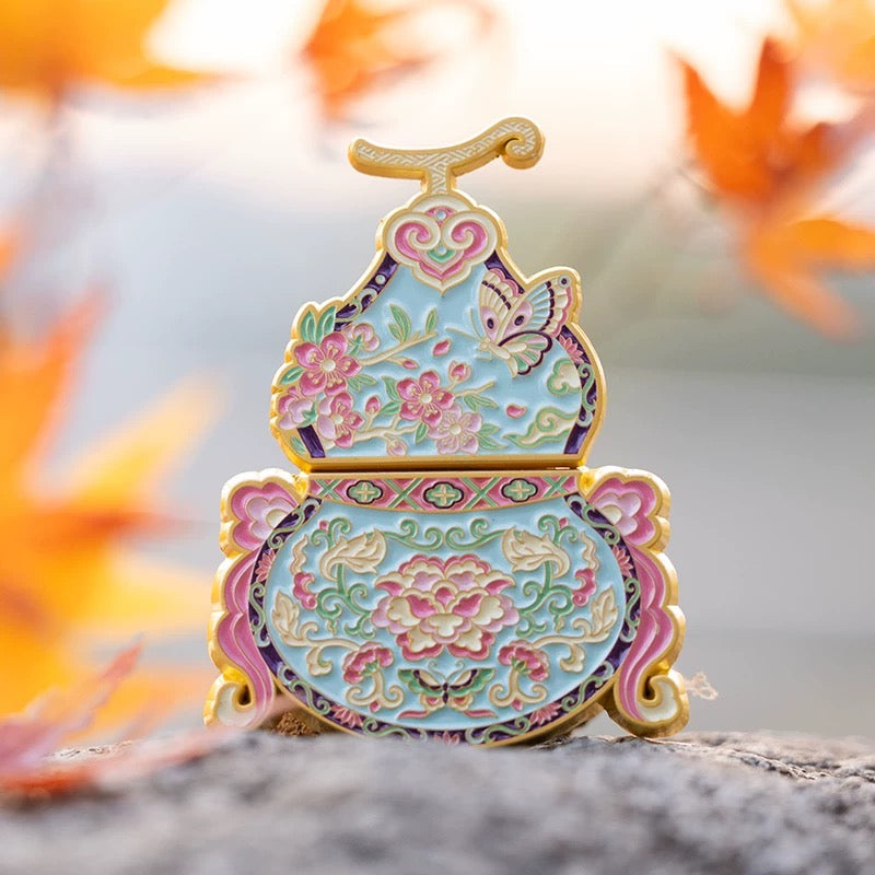 Golden Python Fridge Magnet