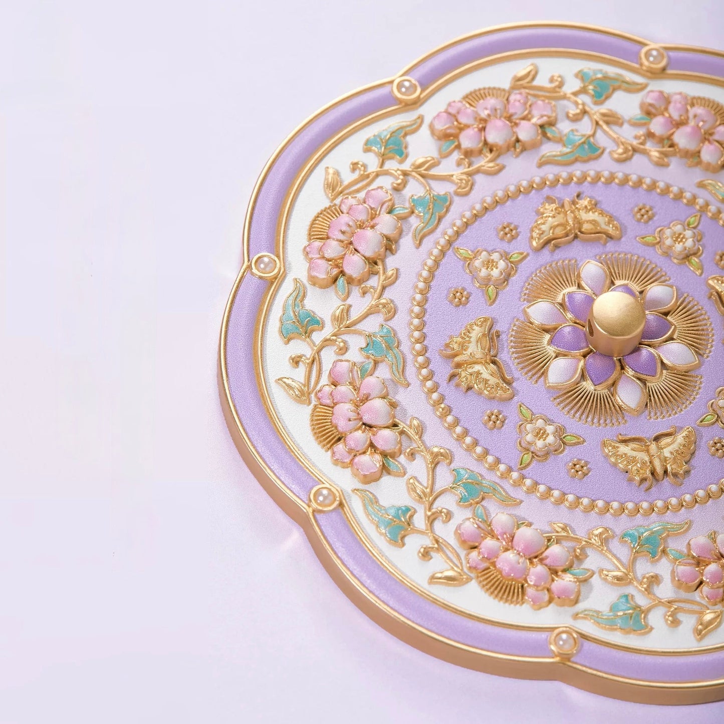 Lavender Glow Pocket Mirror