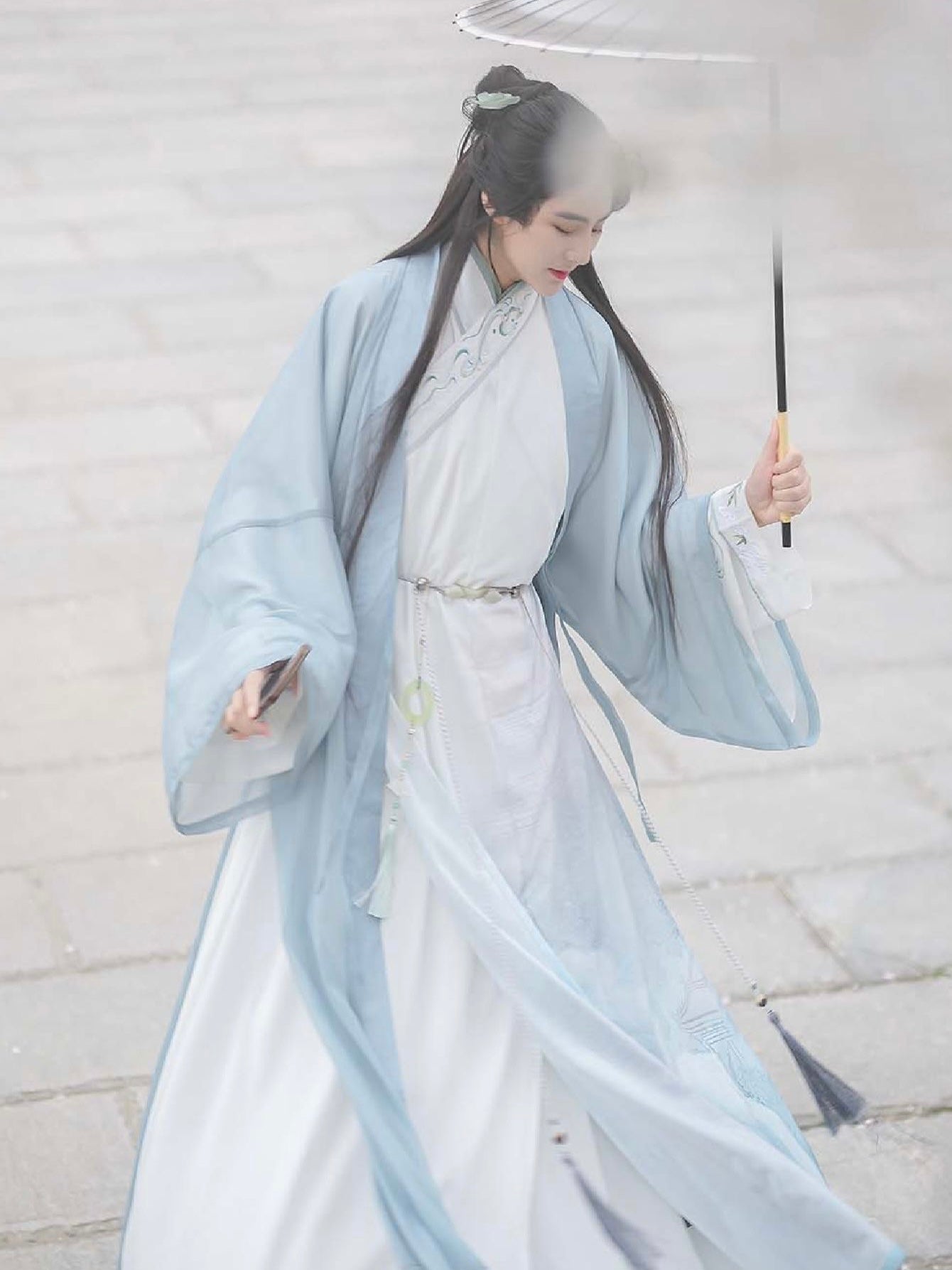 Wei Jin Xianxia Style Qiyao Ruqun - Zither 高山流水 (Preorder)