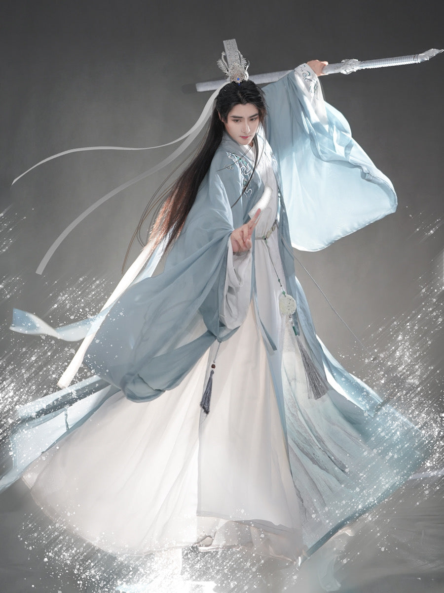 Wei Jin Xianxia Style Qiyao Ruqun - Zither 高山流水 (Preorder)
