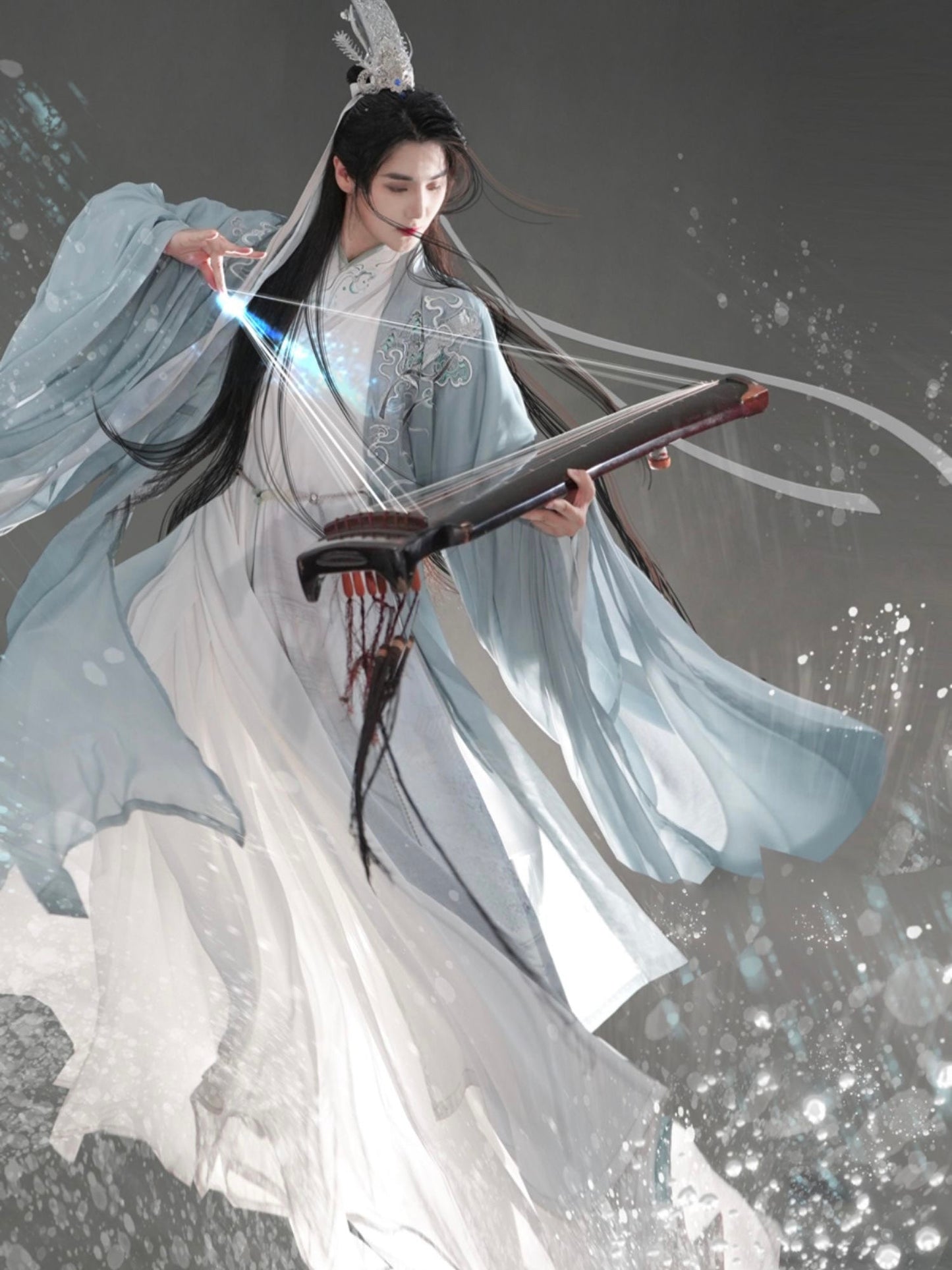 Wei Jin Xianxia Style Qiyao Ruqun - Zither 高山流水 (Preorder)