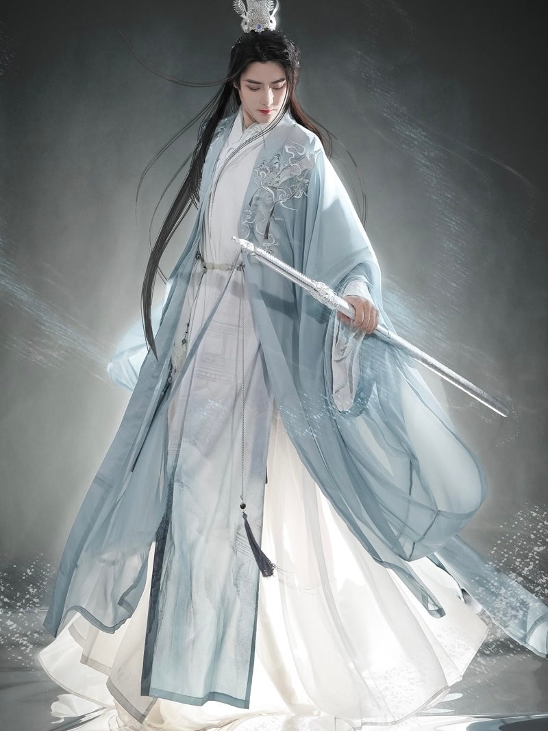 Wei Jin Xianxia Style Qiyao Ruqun - Zither 高山流水 (Preorder)
