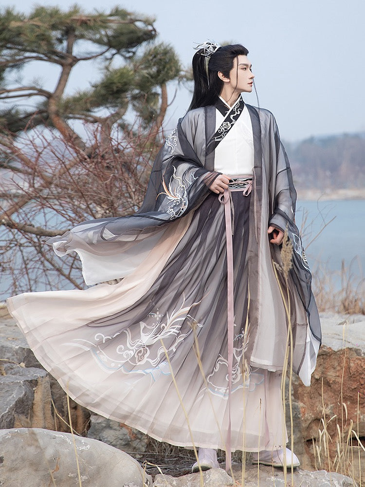 Wei Jin Wuxia Style Qiyao Ruqun - Elwood 青枫