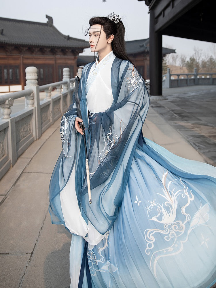 Wei Jin Wuxia Style Qiyao Ruqun - Elwood 青枫