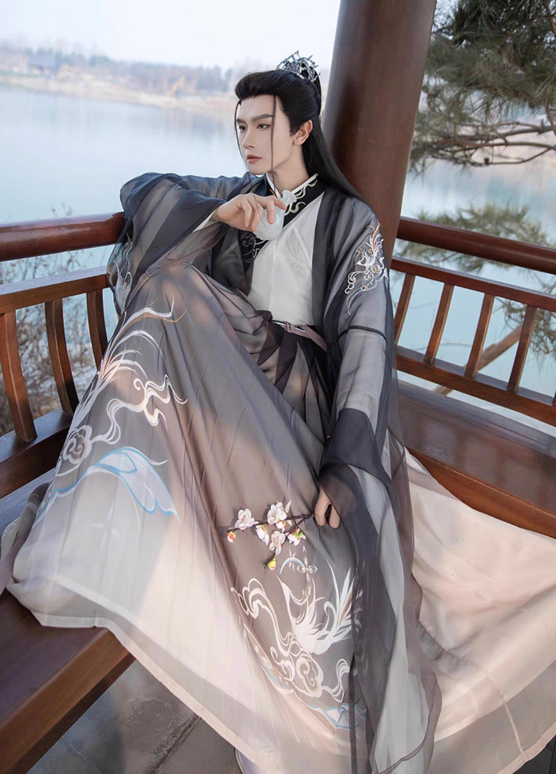 Wei Jin Wuxia Style Qiyao Ruqun - Elwood 青枫