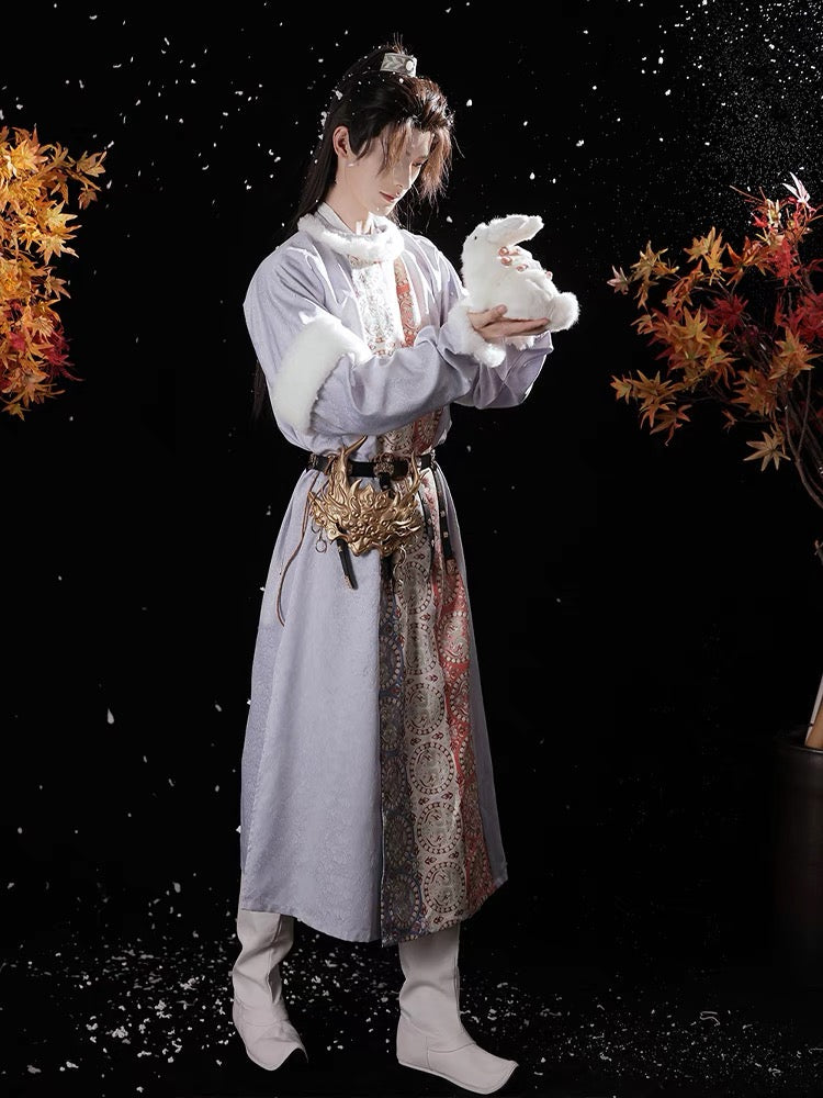 Tang Dynasty Hanfu Outfit - Wintry 快雪