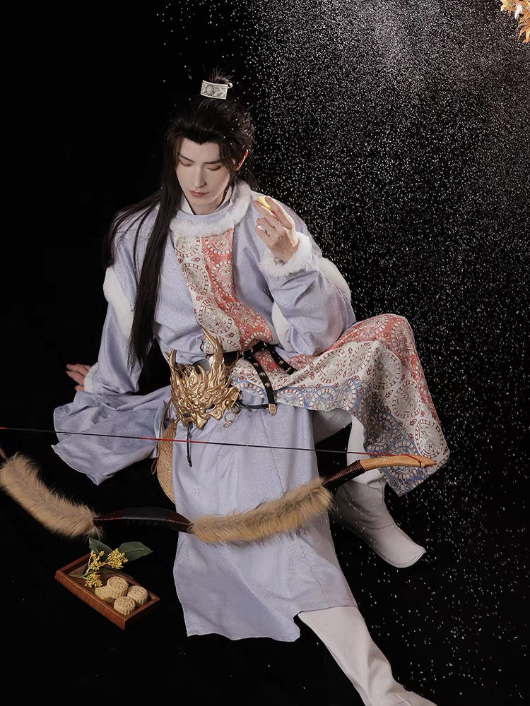 Tang Dynasty Hanfu Outfit - Wintry 快雪