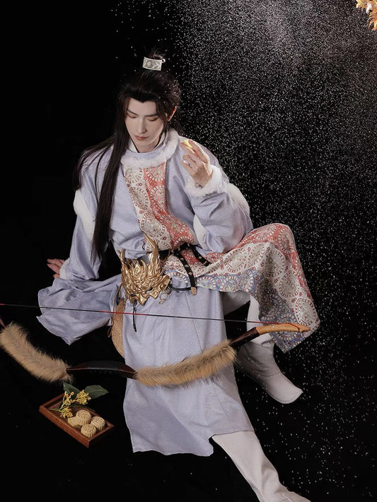 Tang Dynasty Hanfu Outfit - Wintry 快雪