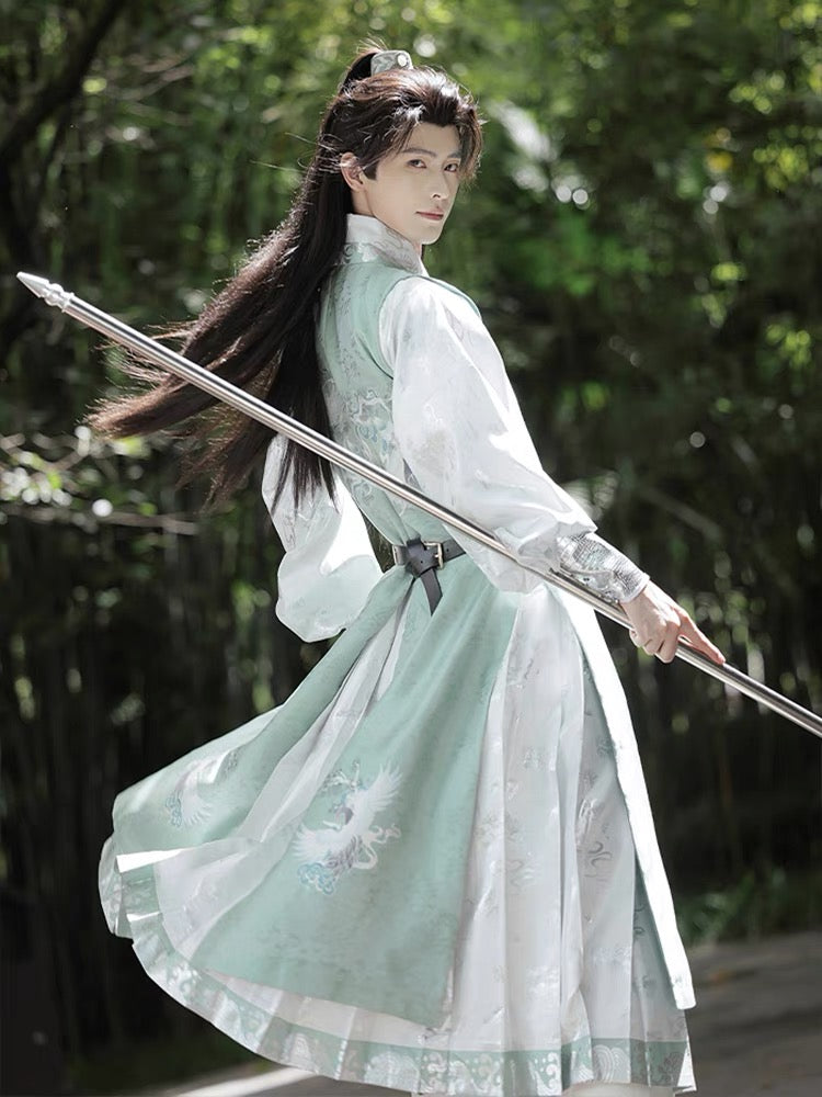 Ming Dynasty Wuxia Style Outfit - Jade Clouds 碧霄