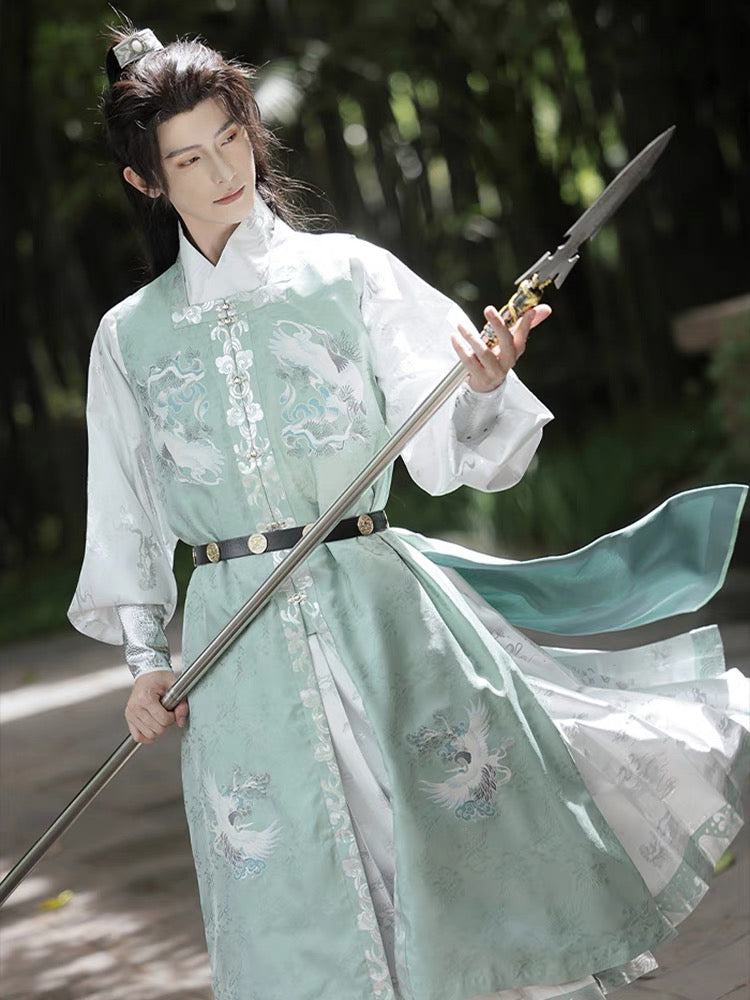 Ming Dynasty Wuxia Style Outfit - Jade Clouds 碧霄
