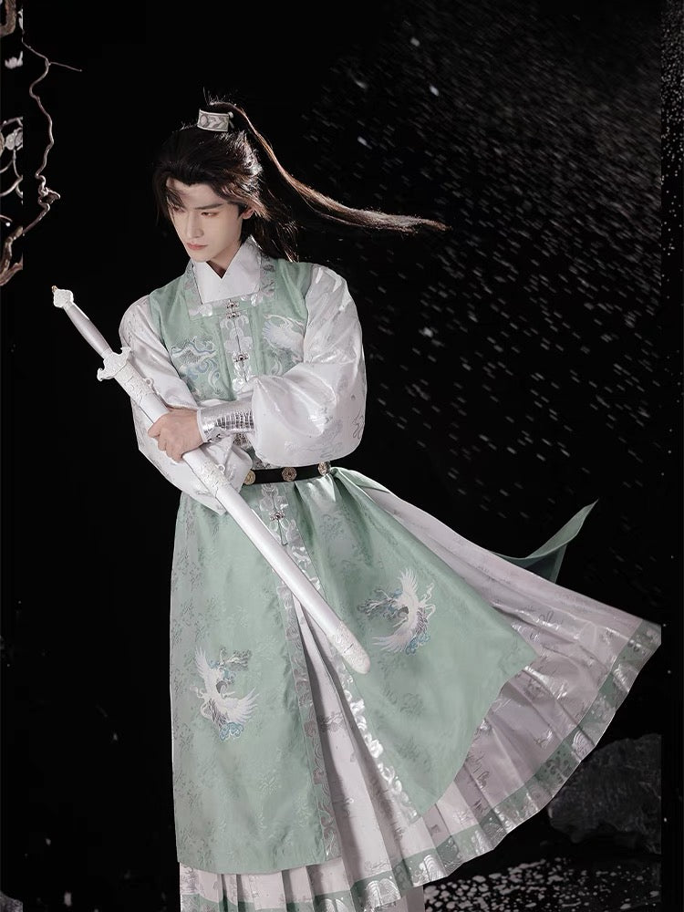 Ming Dynasty Wuxia Style Outfit - Jade Clouds 碧霄