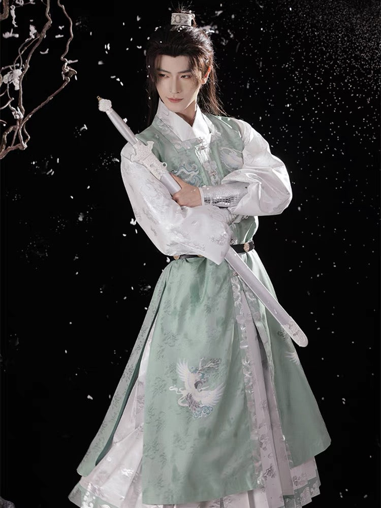 Ming Dynasty Wuxia Style Outfit - Jade Clouds 碧霄
