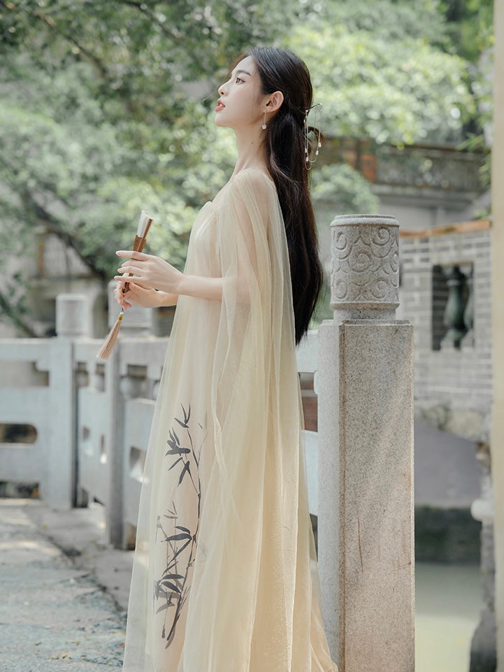 Fairie Modern Hanfu Tang Style Dress