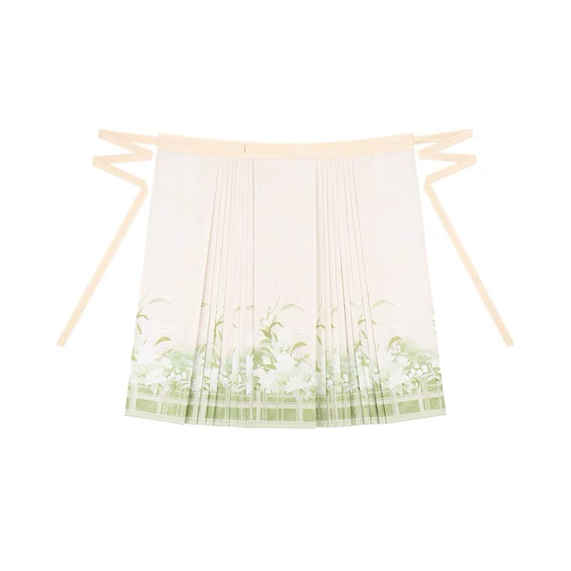 Lime Bustier Modern Chinese Hanfu