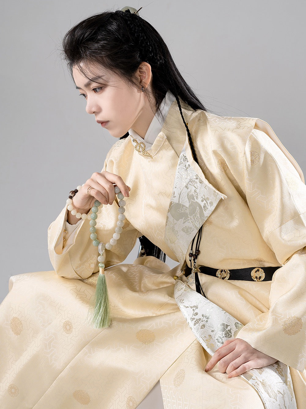 Tang Dynasty Hanfu Robe - Flowers of War 金陵 (Preorder)
