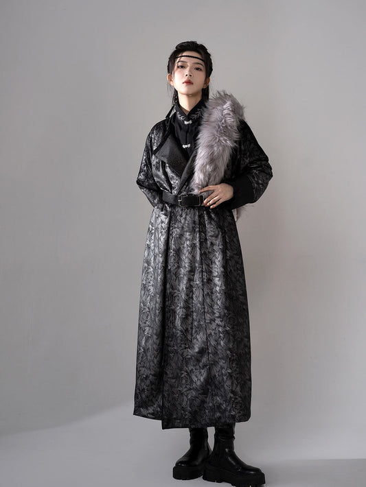 Tang Dynasty Hanfu Robe - Nocturne 墨渊