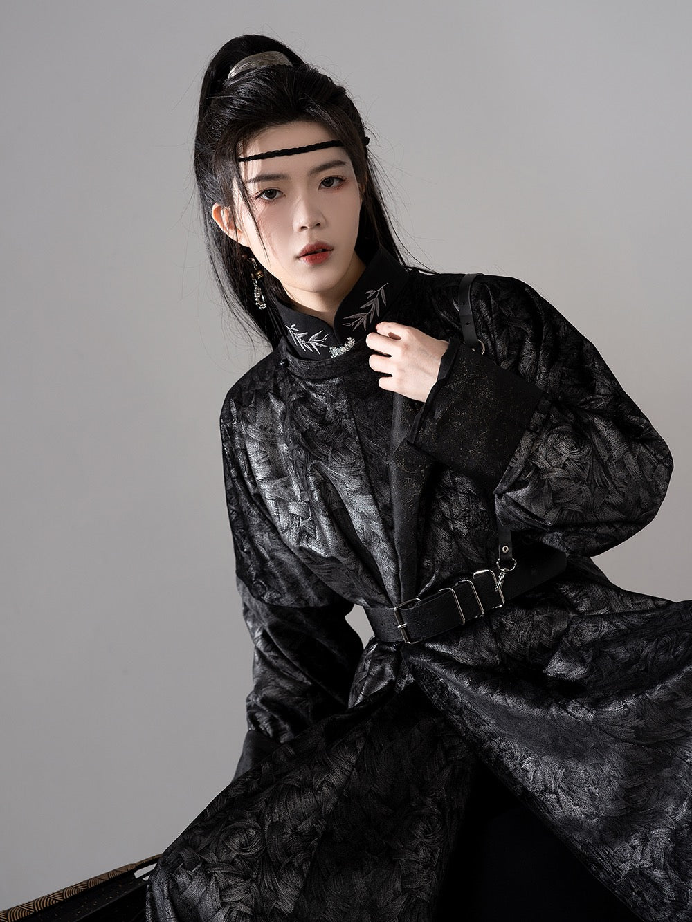 Tang Dynasty Hanfu Robe - Nocturne 墨渊
