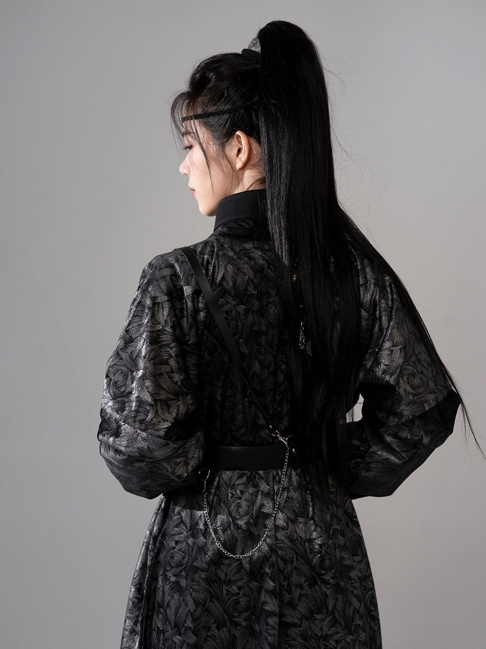 Tang Dynasty Hanfu Robe - Nocturne 墨渊