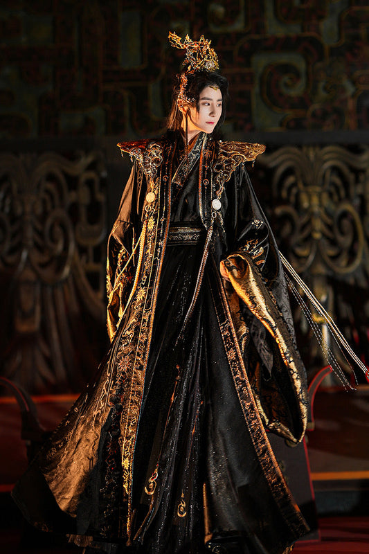 Fantasy Xianxia Hanfu Costume - Star Priest 三星堆大祭司 (Preorder)