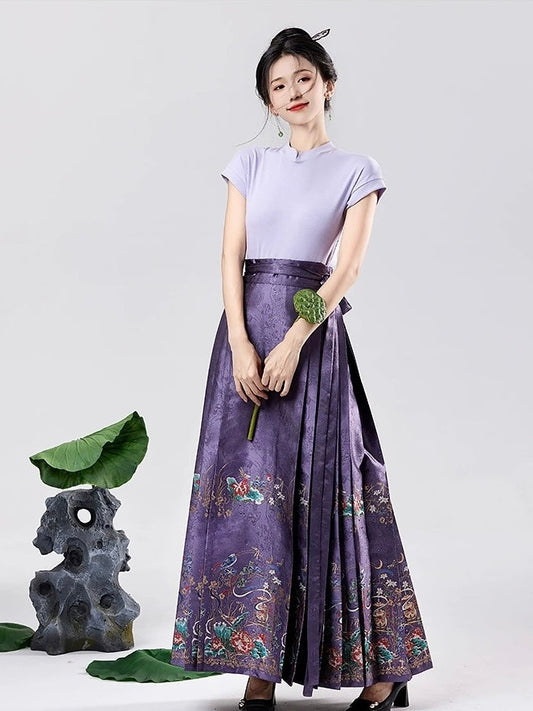 Ming Dynasty Modern Hanfu, Mamianqun, Yolanda (Preorder)