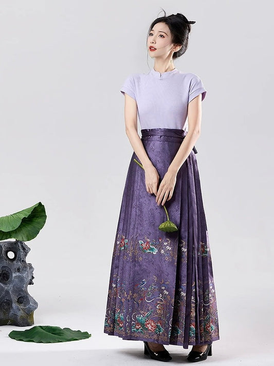 Ming Dynasty Modern Hanfu, Mamianqun, Yolanda (Preorder)